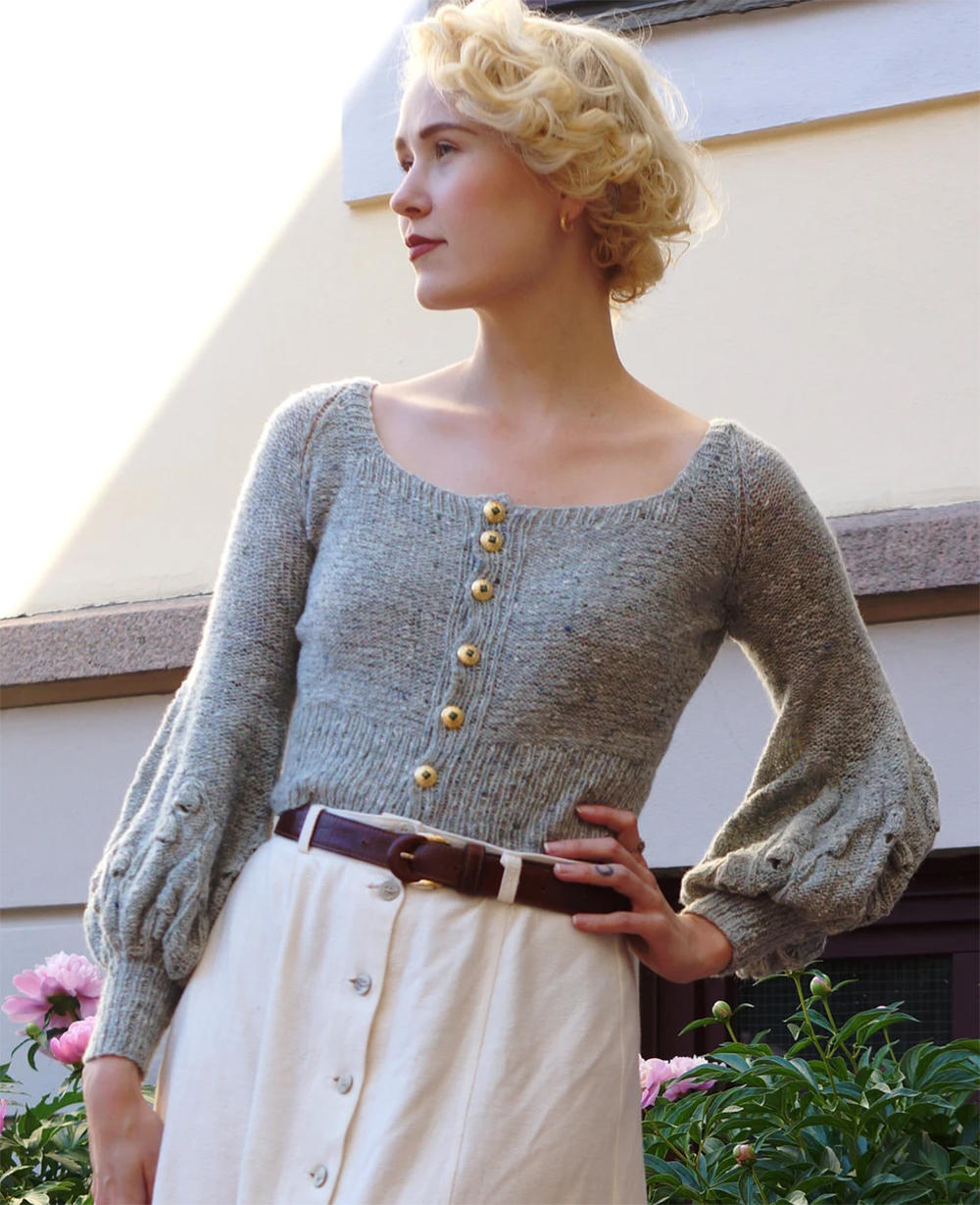 Sylphide Jacket Cardigan Knitting Pattern 