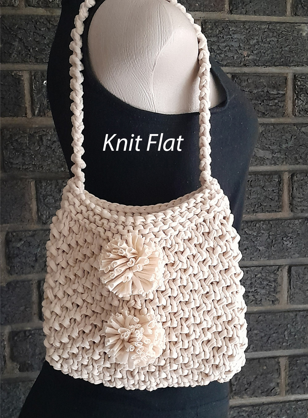 Free One SkeinT Shirt Yarn Bag Knitting Pattern