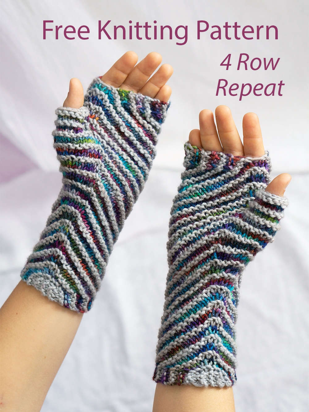 Free Tabby Mitts Knitting Pattern