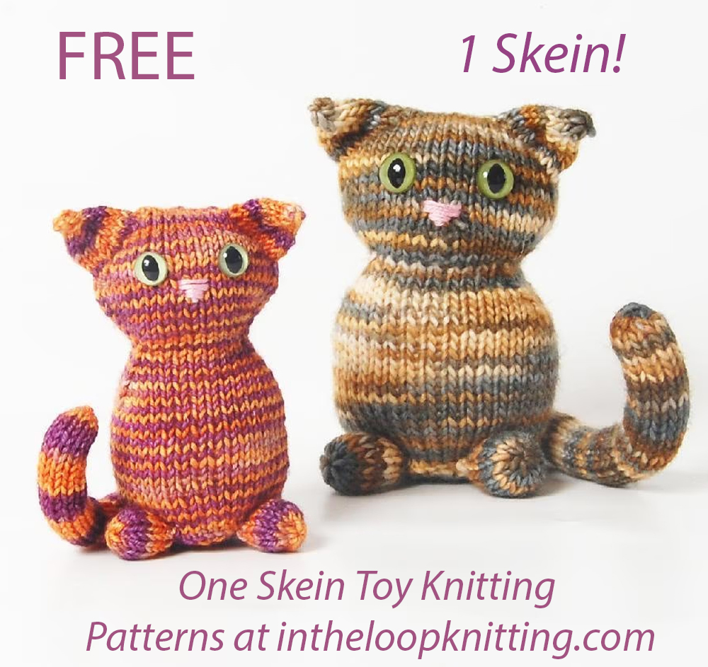 Free Tabitha the Destash Kitty Knitting Pattern