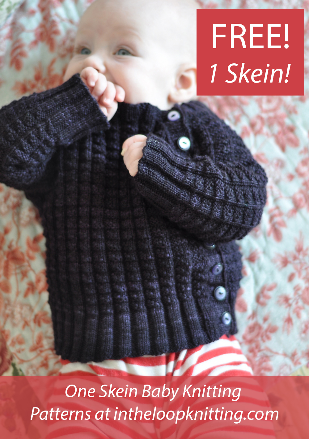 Free One Skein Baby Knitting Pattern Tadpole's Sweater