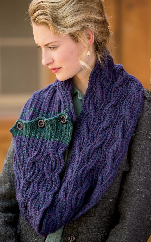 Easy Knitting Pattern for Tandem Scarf