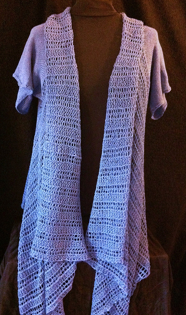 ELSA Crochet Crochet Waterfall Cardigan PDF Pattern 