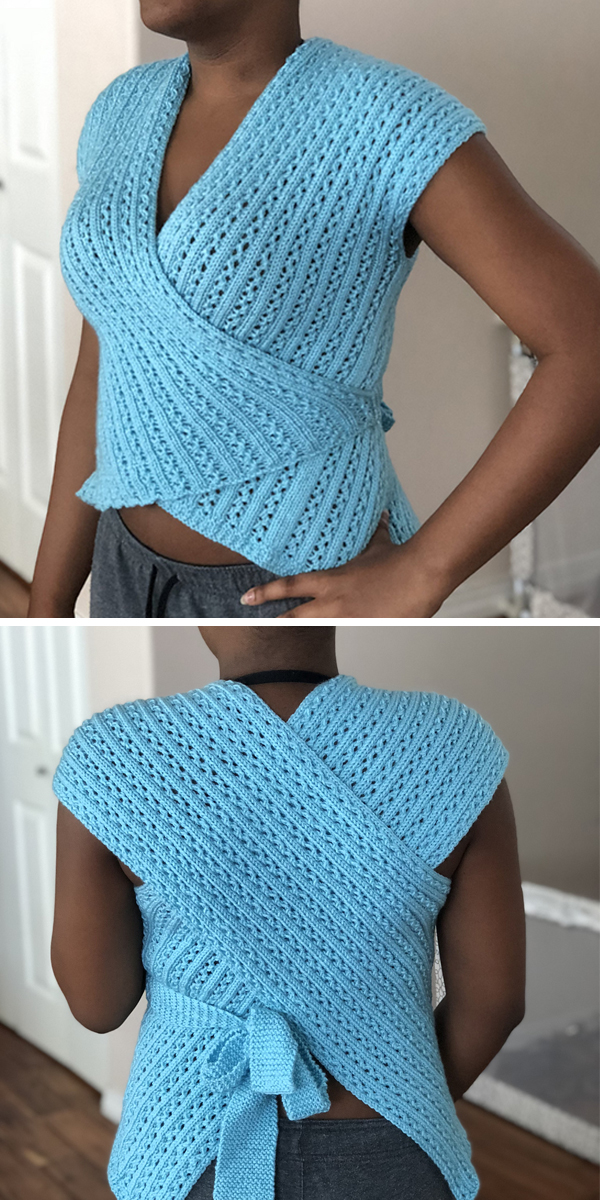 Free Knitting Pattern for Tantric Puzzle Top