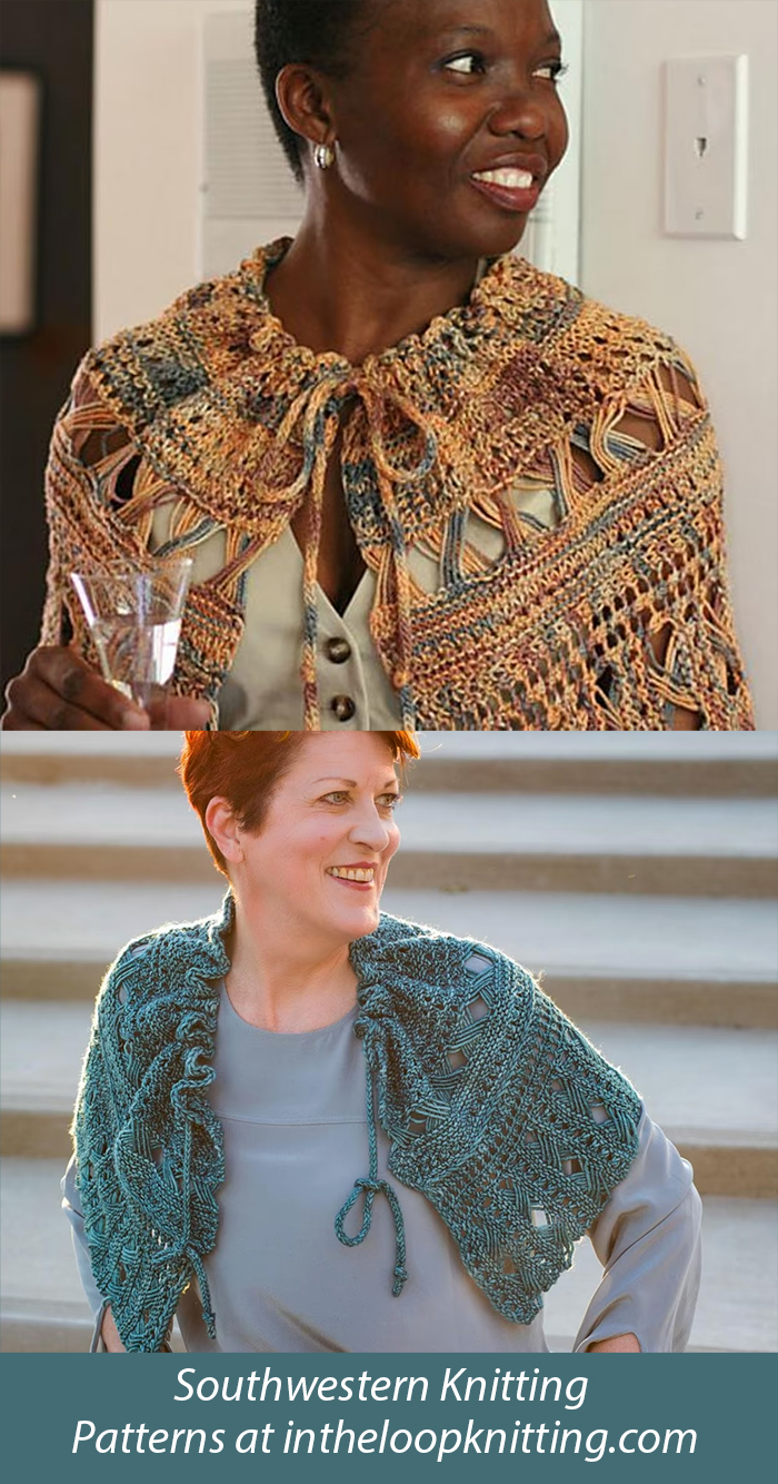 Taos Cape and Shawlette Knitting Pattern