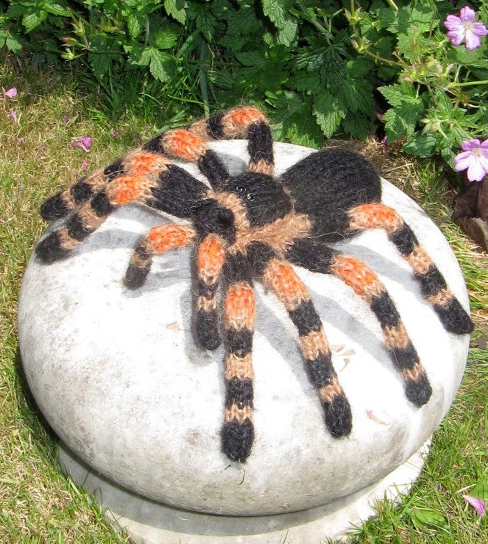 Knitting Pattern for Tarantula Toy