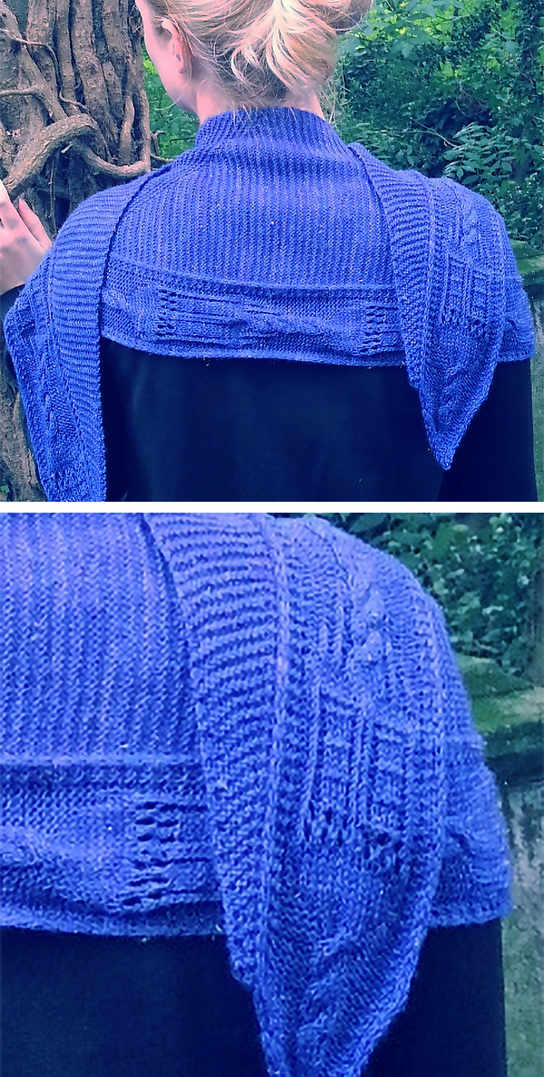 Knitting Pattern for T.A.R.D.I.Shawl