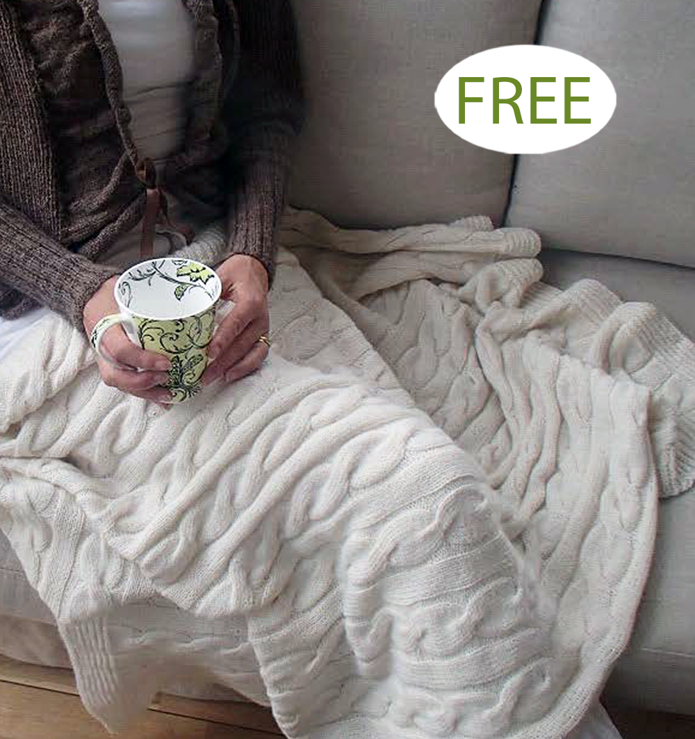 Free Teatime Blanket Knitting Pattern