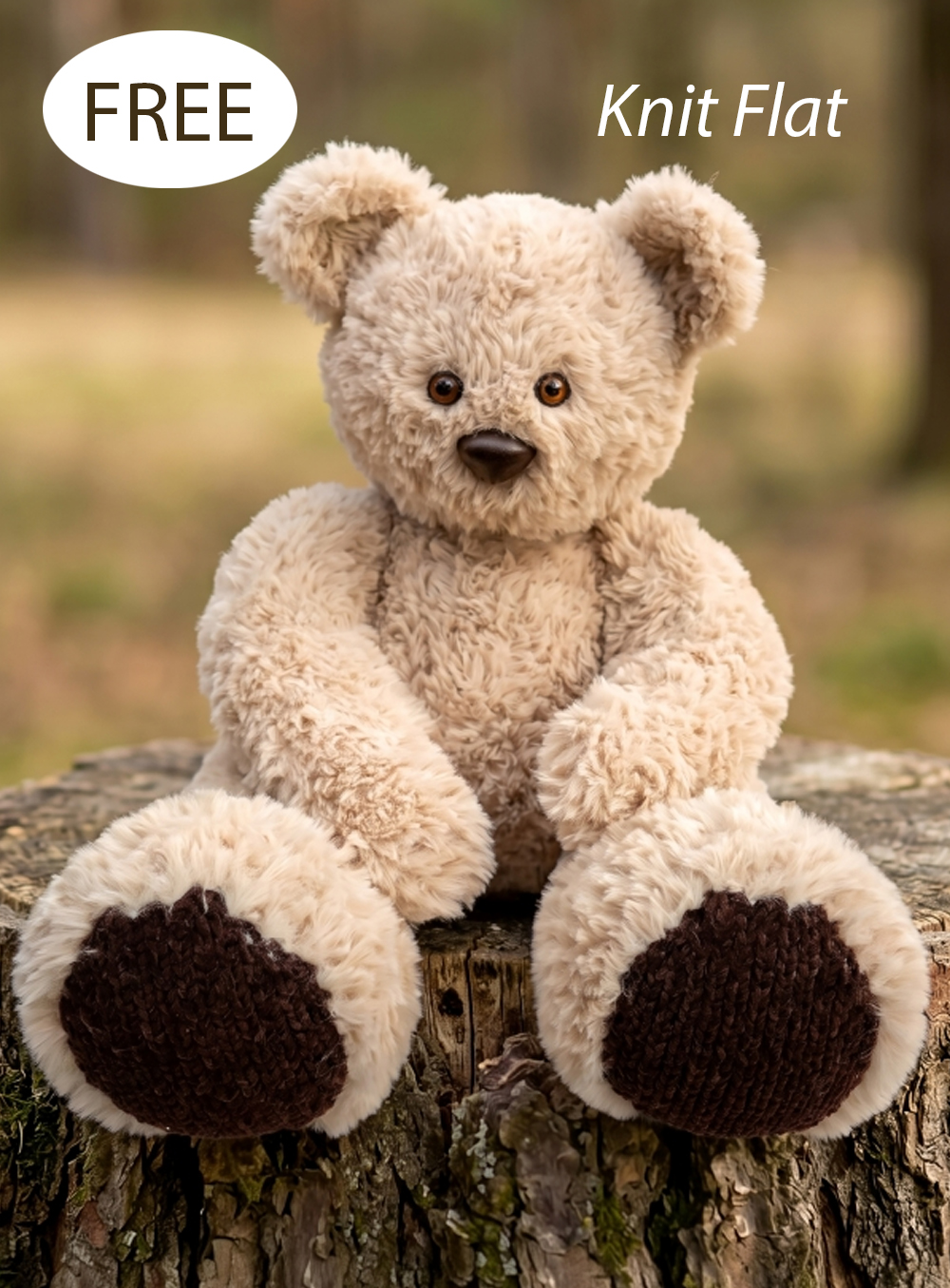 Free Furever Teddy Bear Knitting Pattern