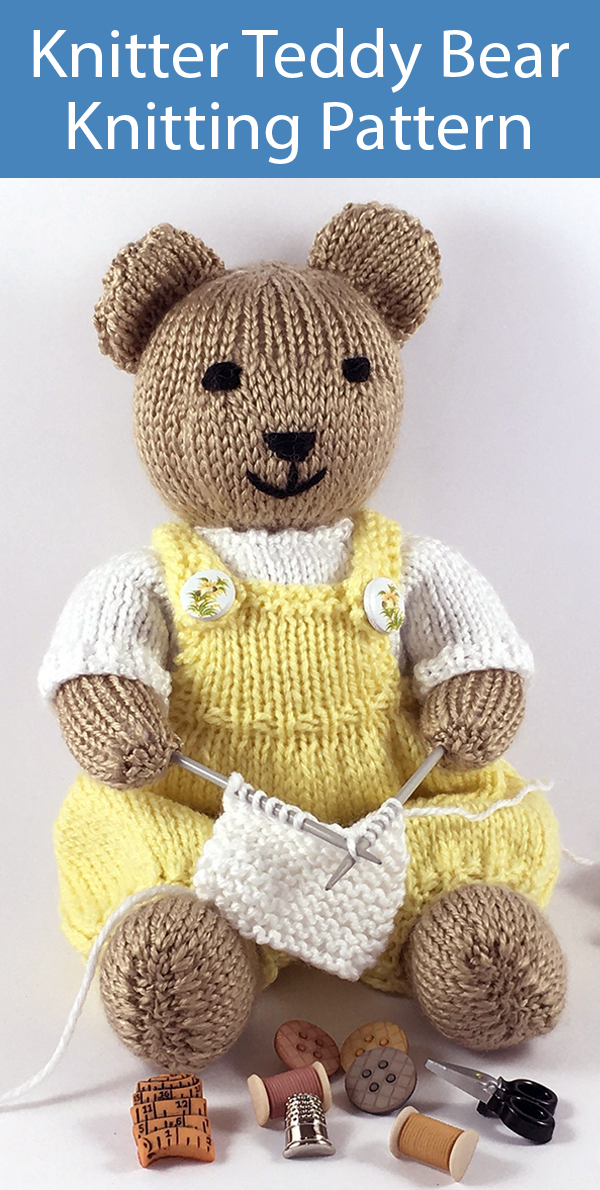 Knitting Pattern for Teddy Bear Knitter