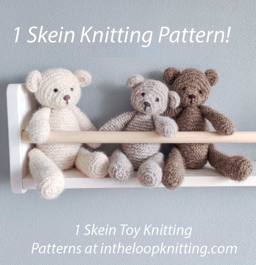 One Skein Teddy Bear Knitting Pattern