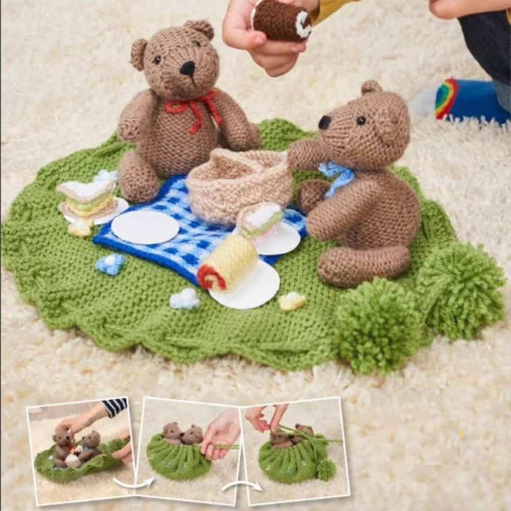 Teddy Bears Picnic Knitting Pattern 