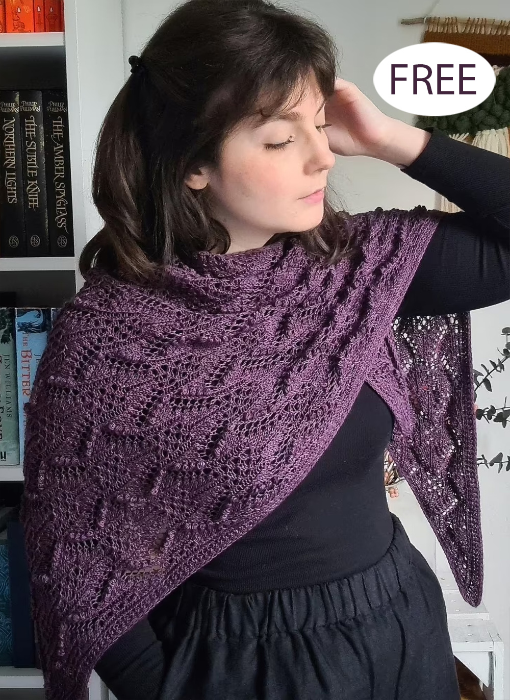 Free Telesto  Shawl Knitting Pattern