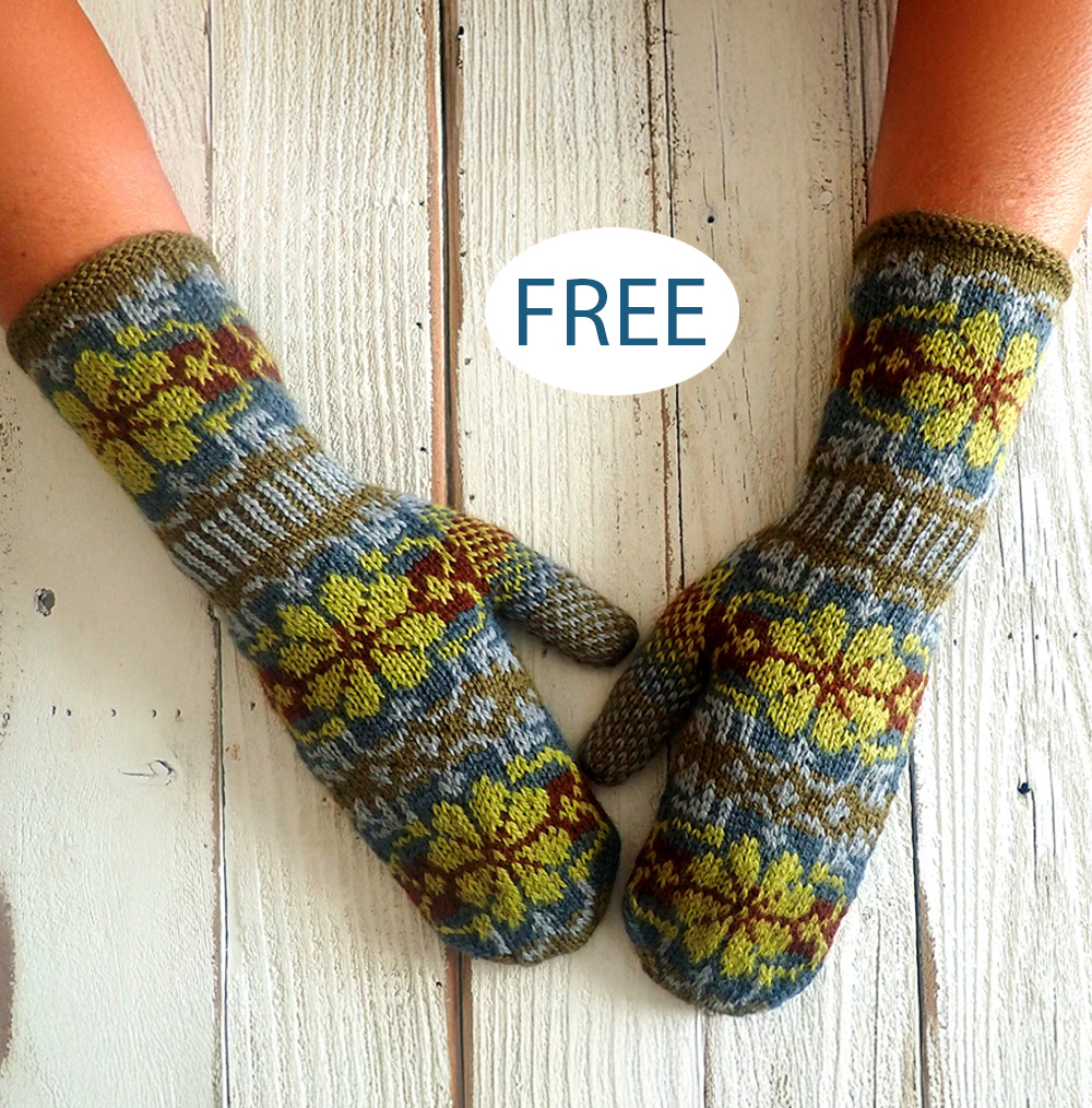 Free Mitts Knitting Pattern Temptation Mittens
