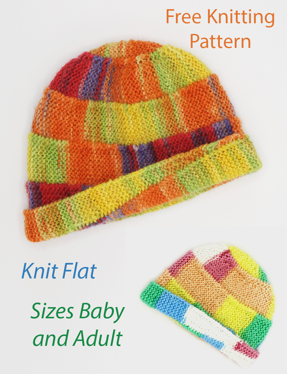 Free Knitting Pattern Ten Stitch Hats