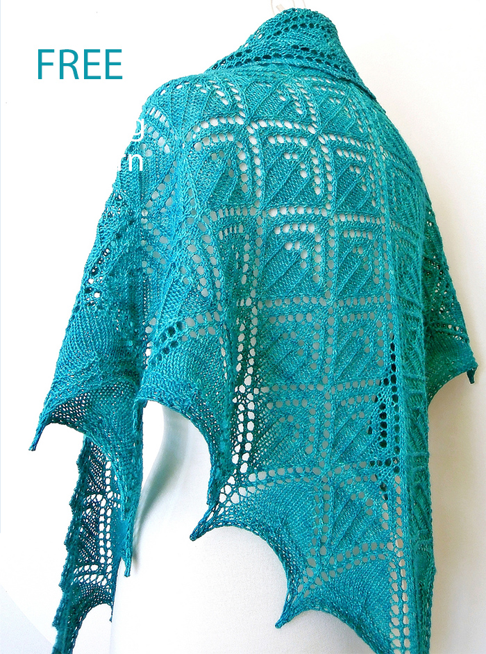 Free Teresa Rose Shawl Knitting Pattern