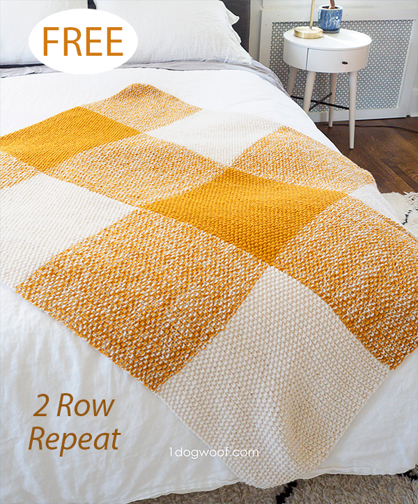 Free Knitting Pattern for Terra Blanket