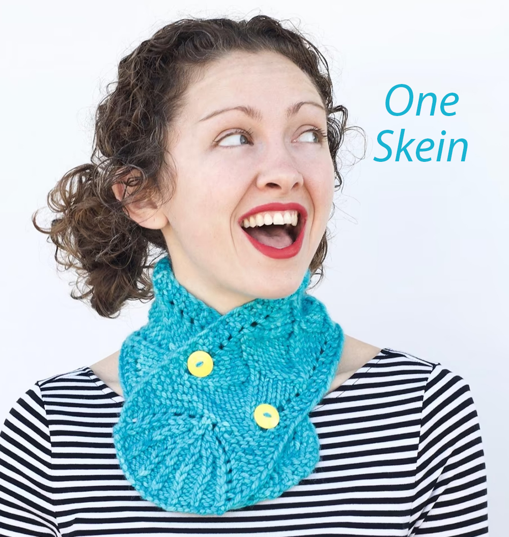 One Skein Tertiary Cowl Knitting Pattern 