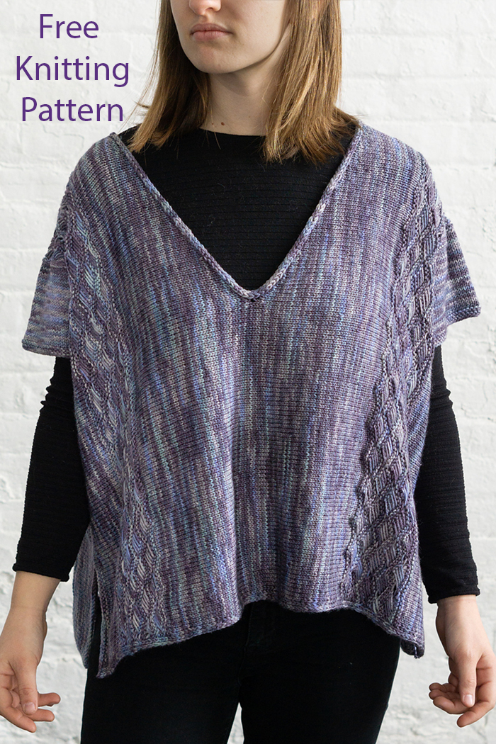 Free Thatch-Eaves Slipover Knitting Pattern
