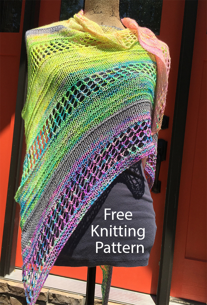 Free The In Crowd Shawl Knitting Pattern