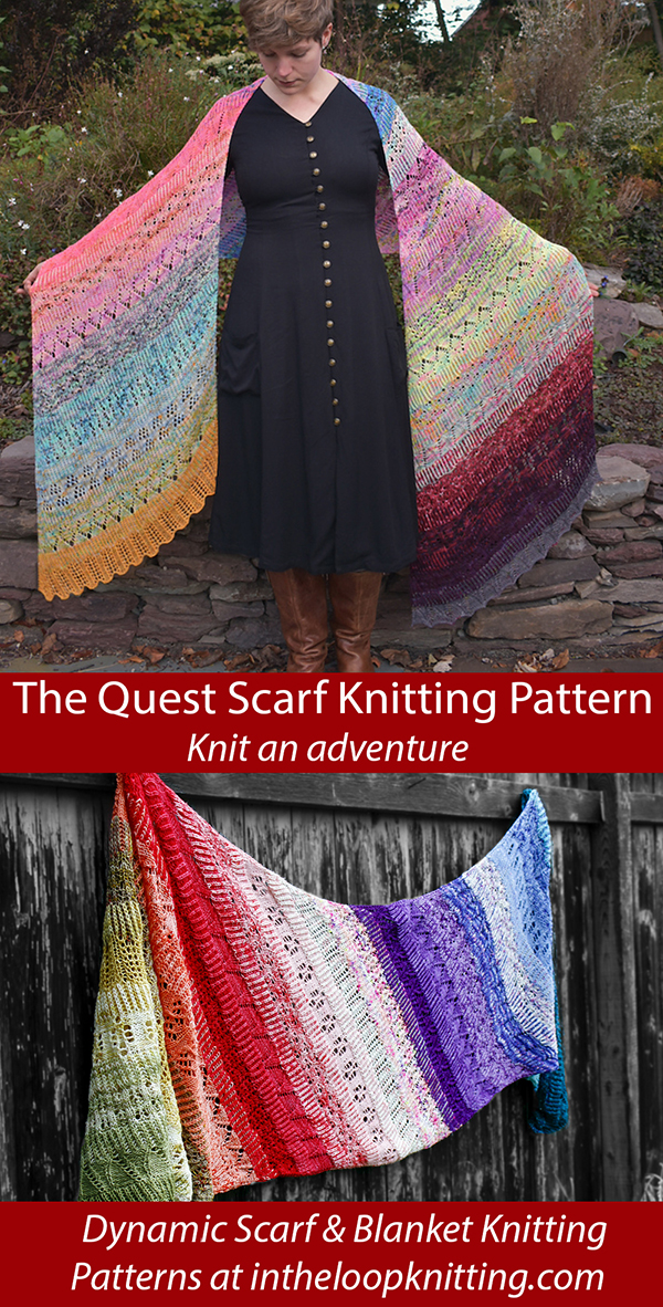 The Quest Scarf Knitting Pattern