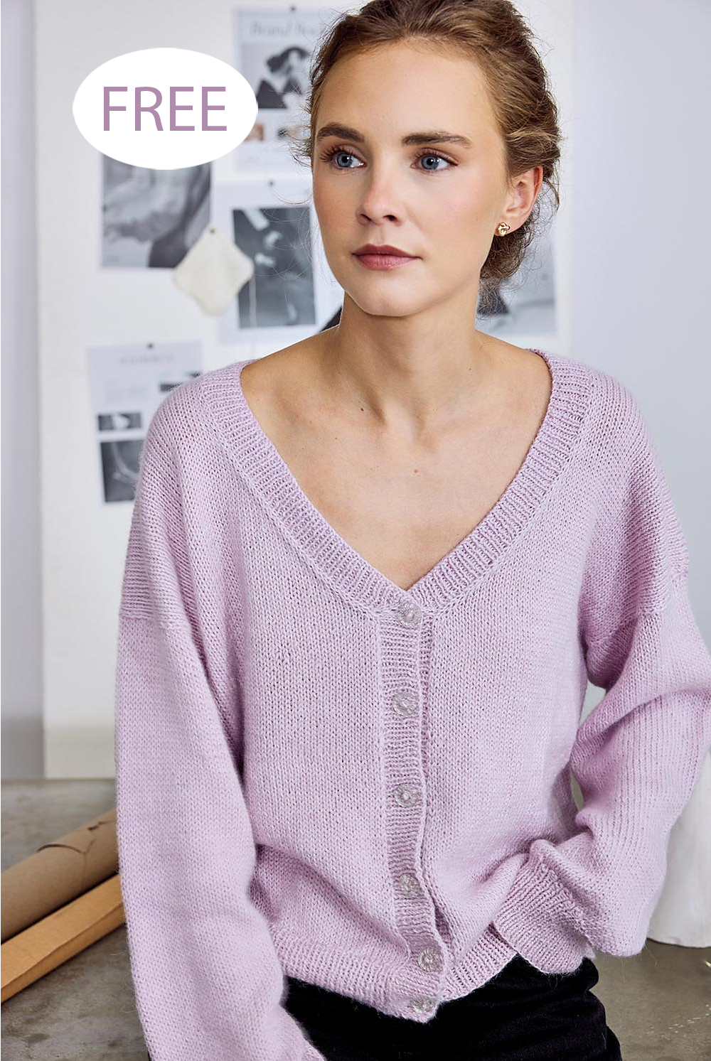The Wind Down Cardigan Knitting Pattern Set
