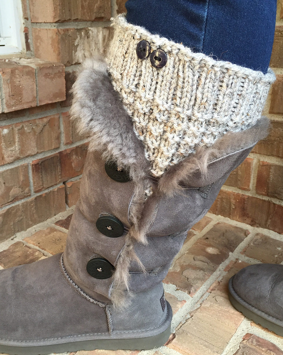 Free Knitting Pattern for Thermal Boot Cuffs