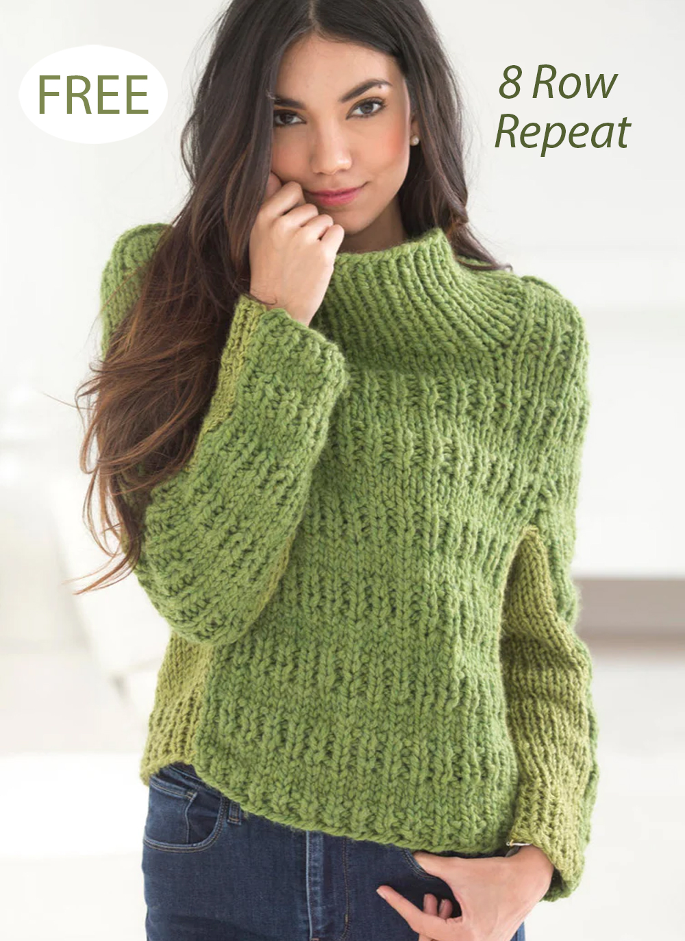 Free Thick And Thin Pullover Knitting Pattern