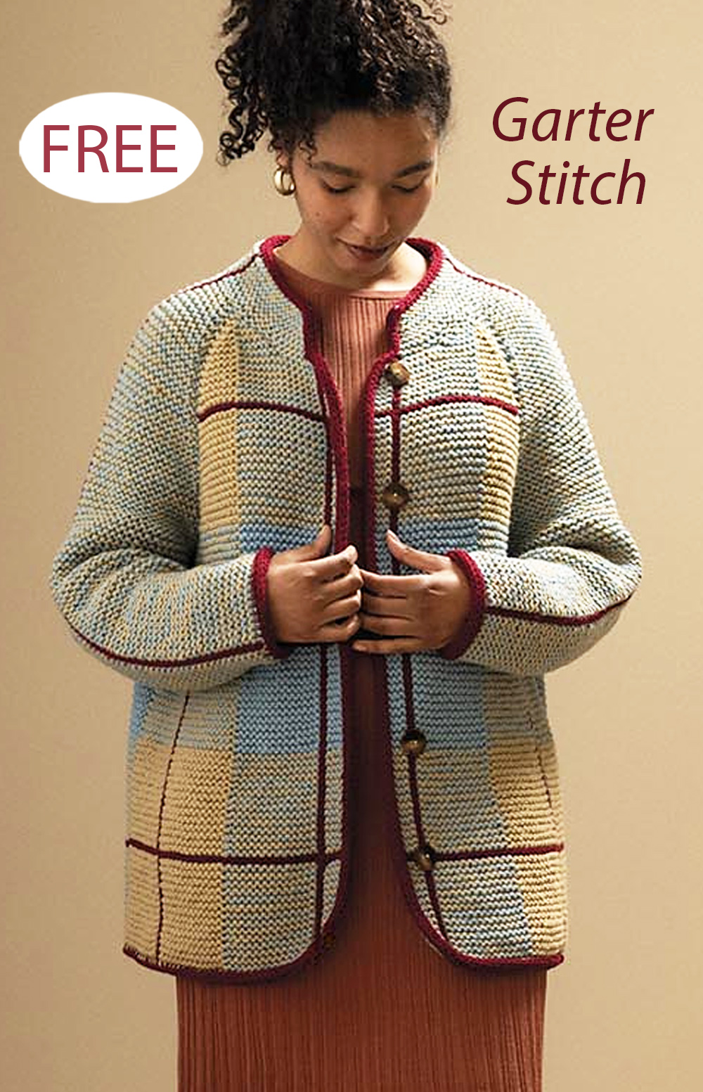 Thistle Thorn Jacket Free Knitting Pattern