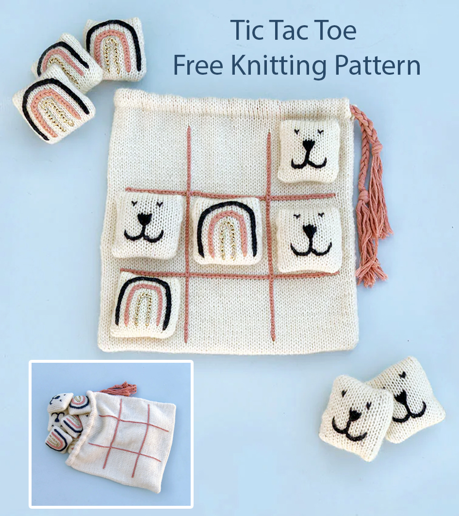 Free Knitting Pattern Tic Tac Toe