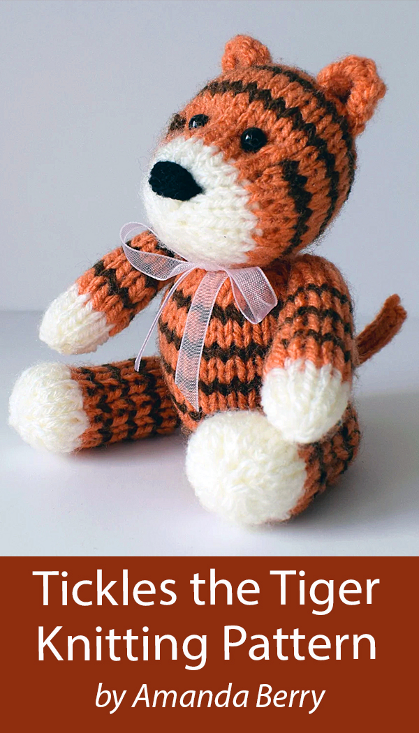 Tiger Knitting Pattern Tickles the Tiger