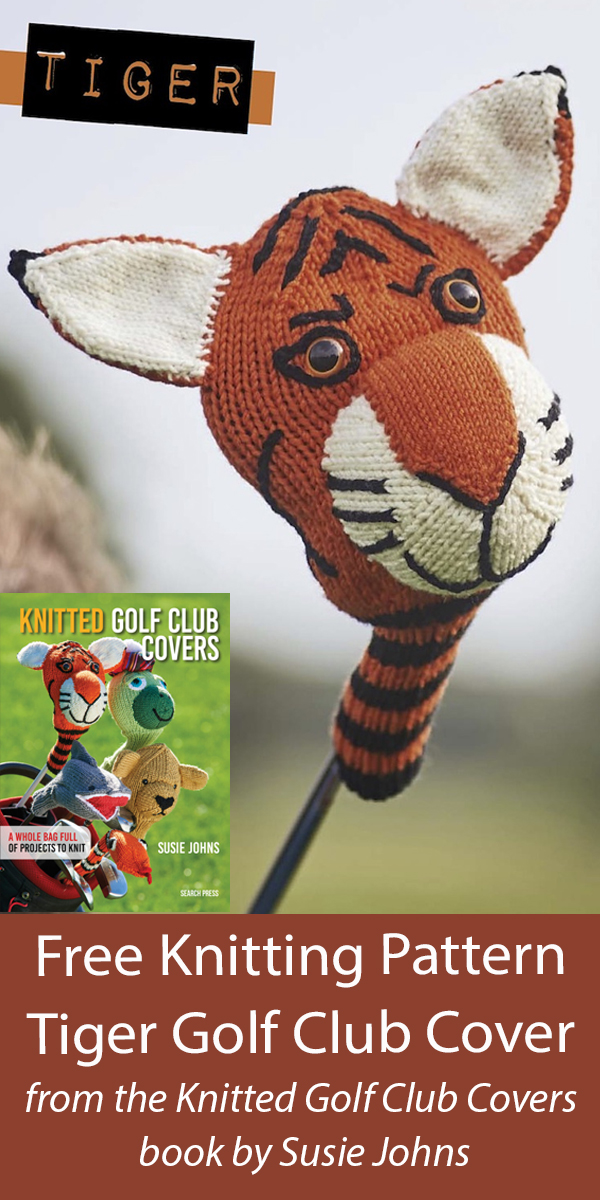 Free Knitting Pattern Tiger Golf Club Cover