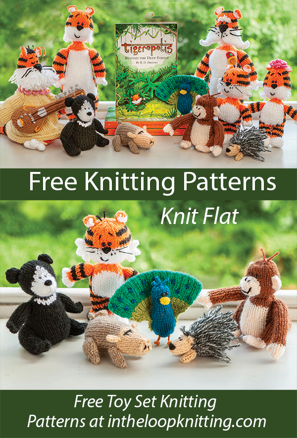 Free Tigeropolis Set Knitting Pattern