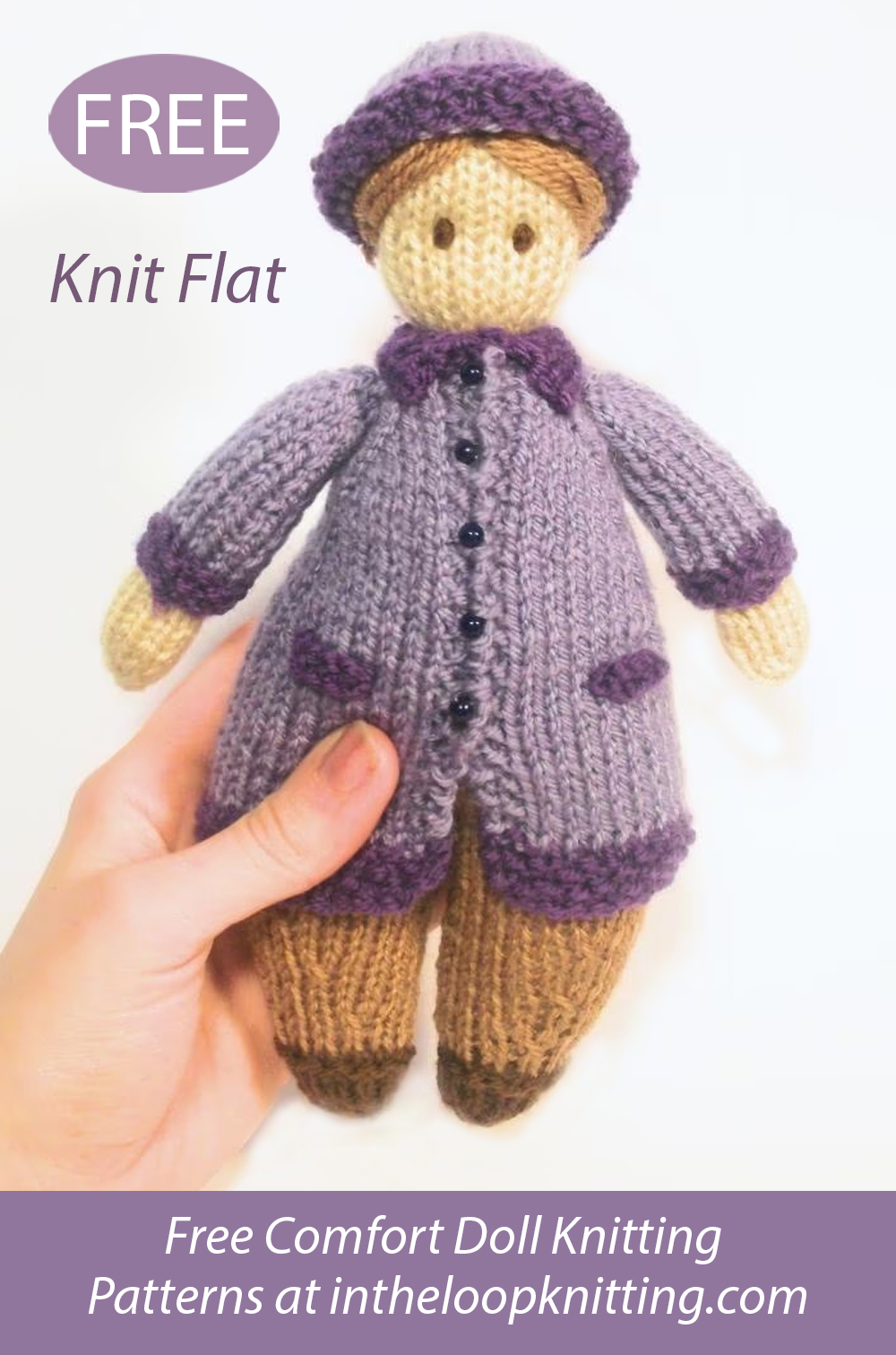 Free Tilda Doll Jane Knitting Pattern Comfort Doll