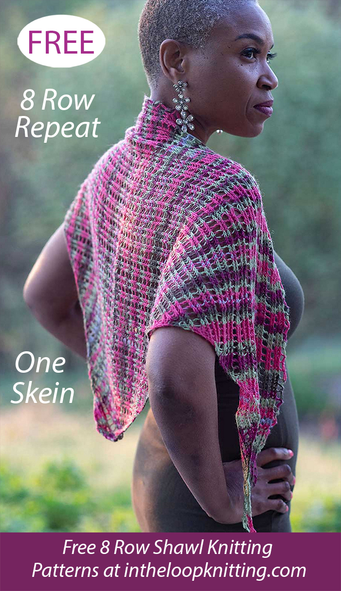 Free Time stops at Shamli Shawl Knitting Pattern