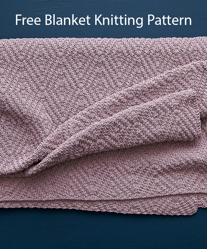 Free Tin Ceiling Blanket Diamond Blanket Knitting Pattern