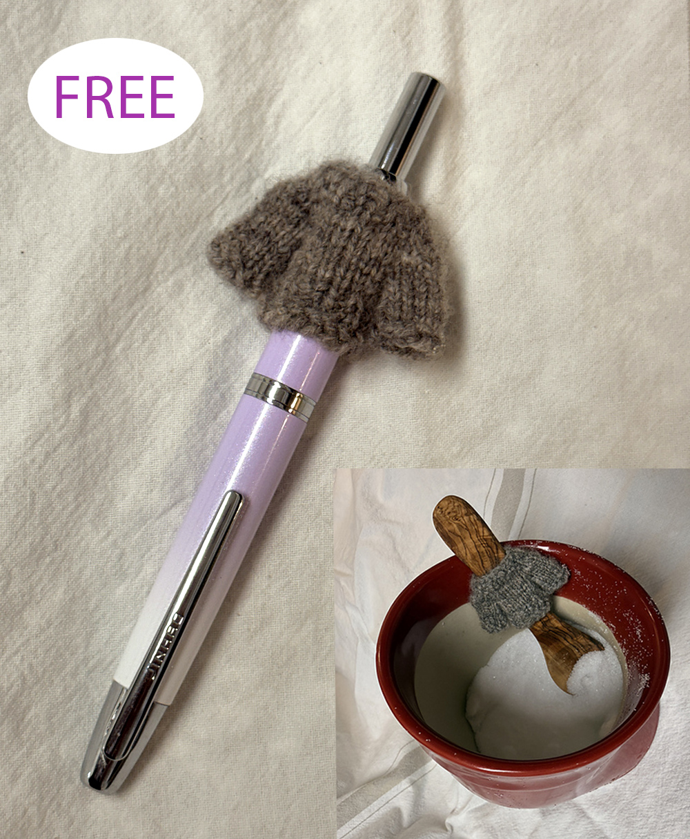 Fun Pencil Tiny Pen Sweater Free Knitting Pattern