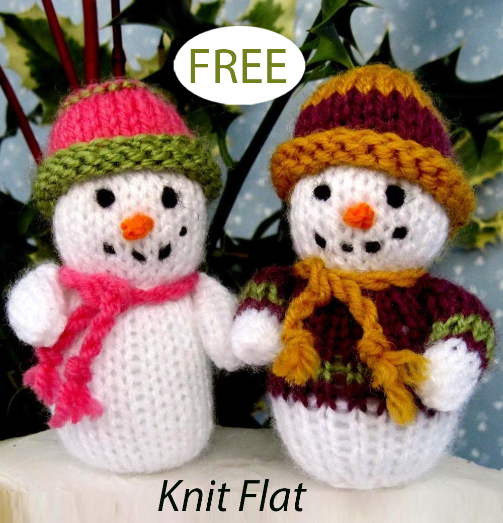 Tiny Snowman Knitting Pattern