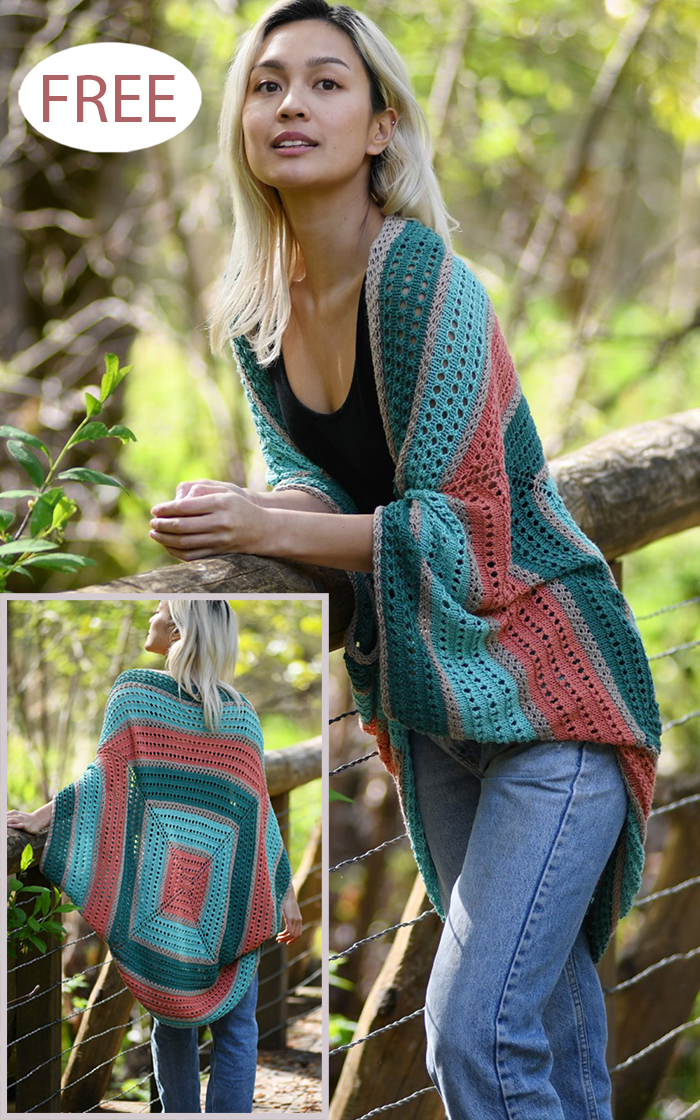 Free Titli Cocoon Shrug Knitting Pattern