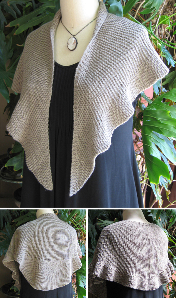 Garter Stitch Shawl Knitting Patterns- In the Loop Knitting