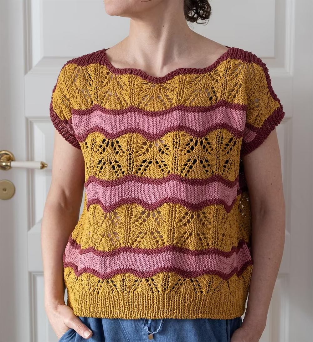 Toivo Tee Top Knitting Pattern