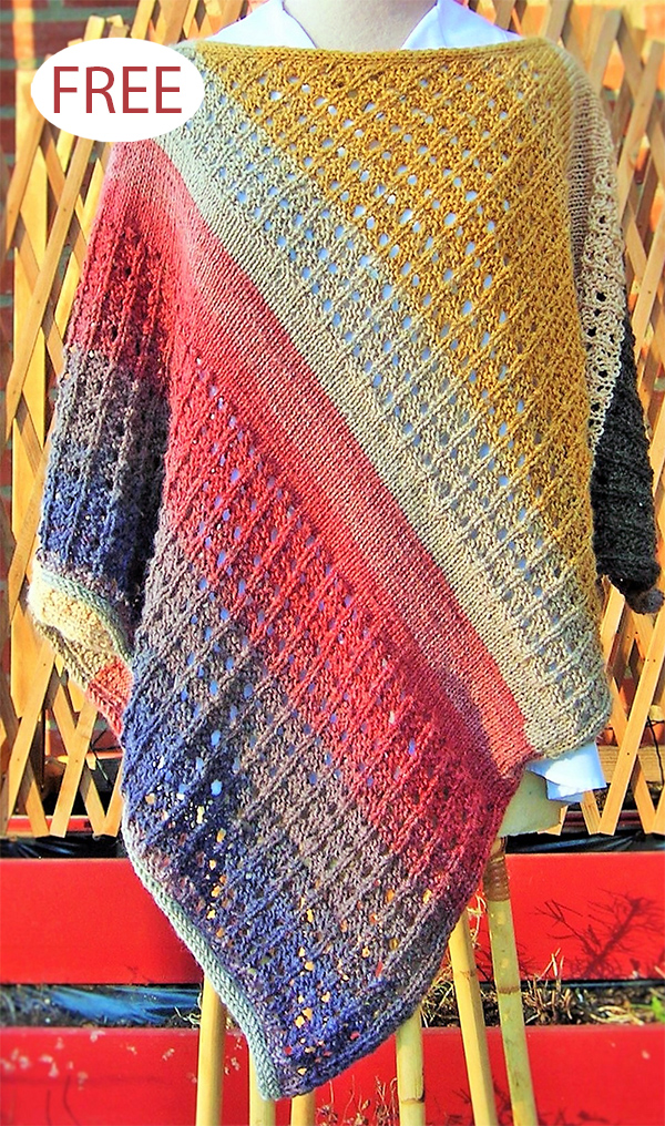 Free Toledo Poncho Knitting Pattern