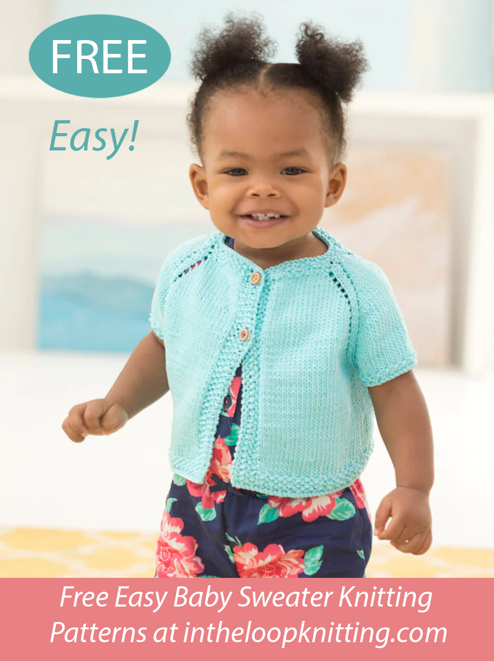 Free Easy Baby Top Down Cardigan Knitting Pattern