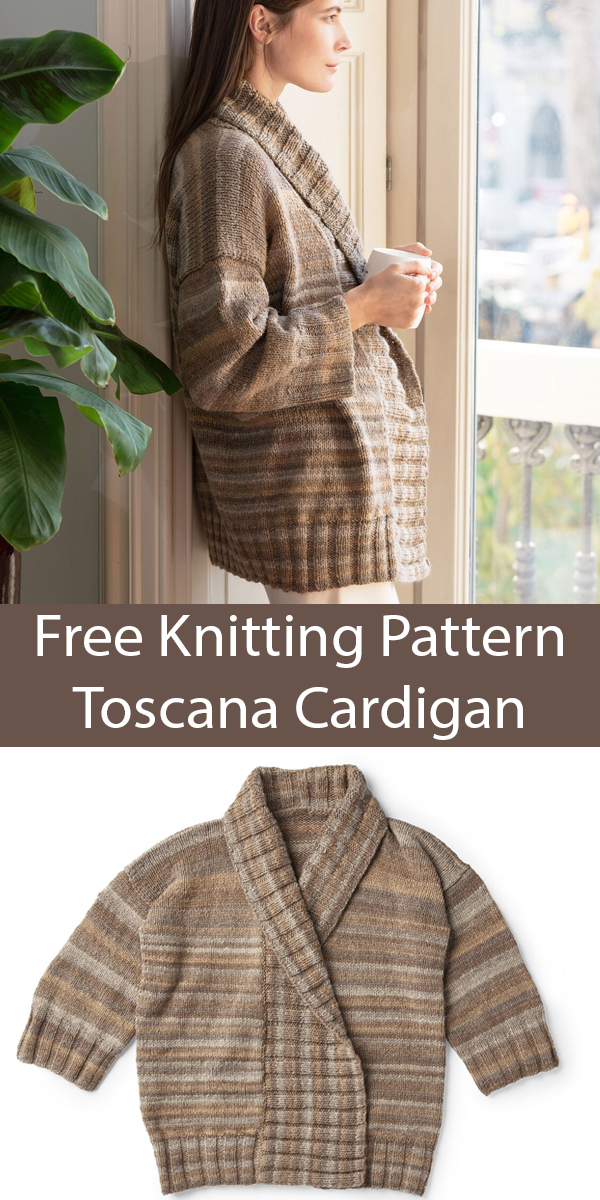 Free Toscana Cardigan Knitting Pattern