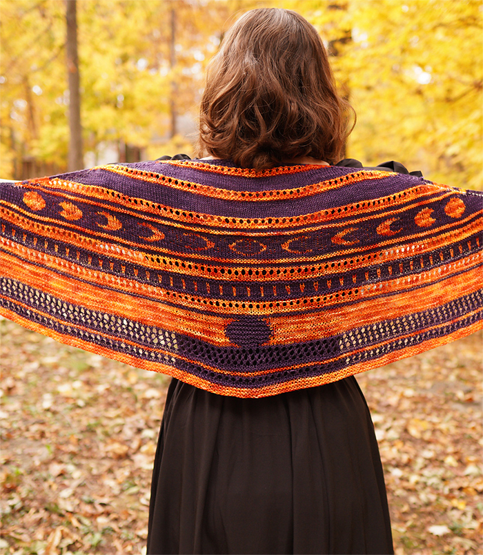 Free Total Eclipse Shawl Knitting Pattern