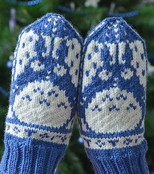 Free Knitting Patterns for Totoro Mittens