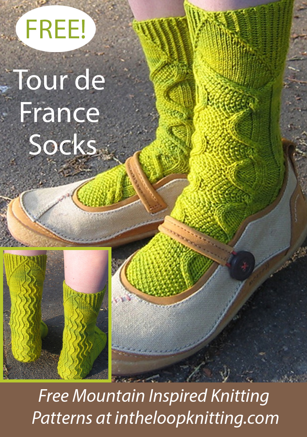 Free Tour de France Socks Knitting Pattern
