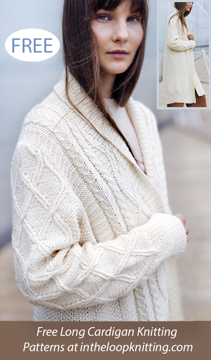 Free Woman’s Tove Cardigan Knitting Pattern