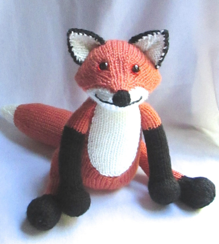 Knitting Pattern for Toy Fox