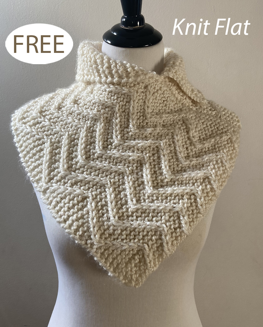 Free Tracks Cowl Knitting Pattern